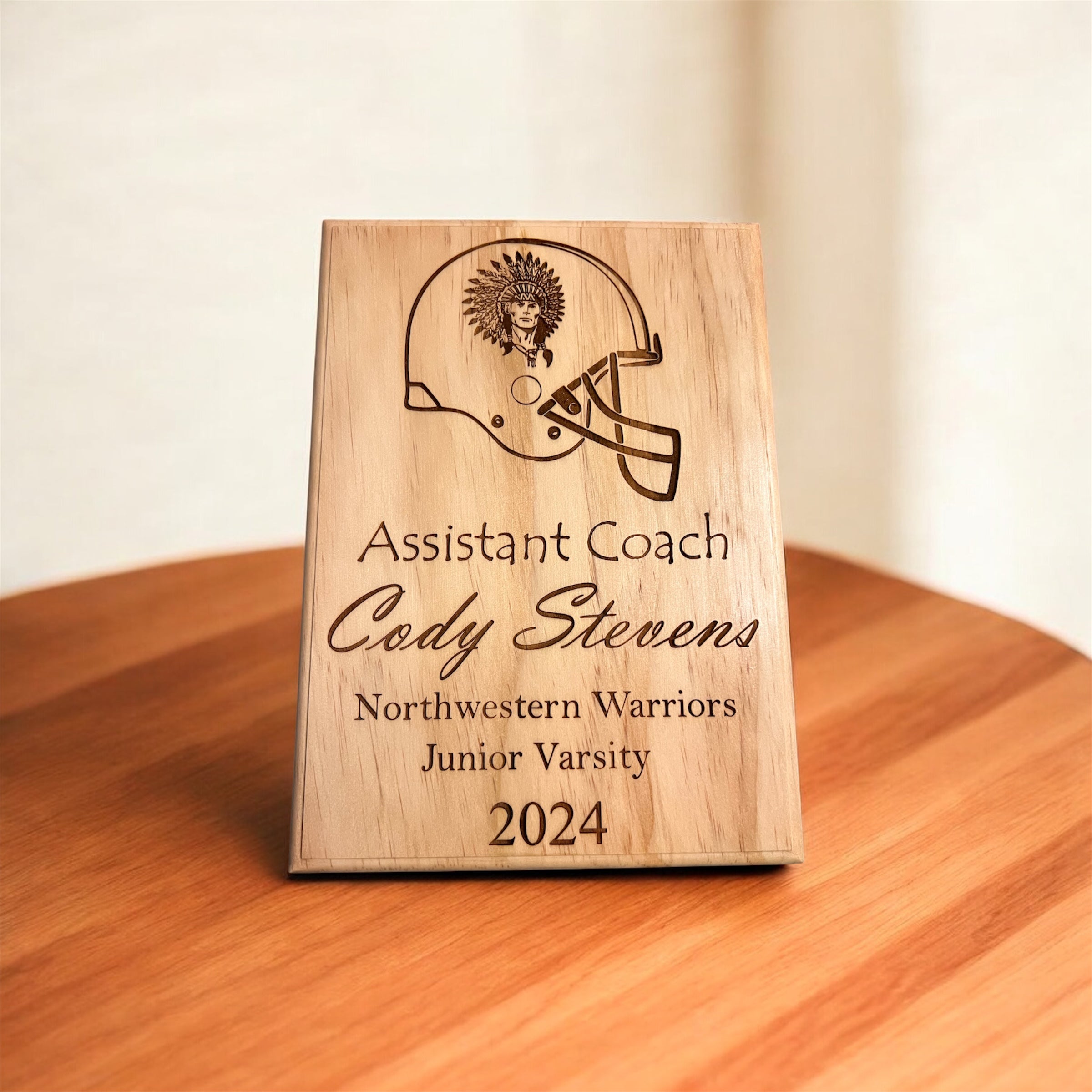 Wooden Award Plaque