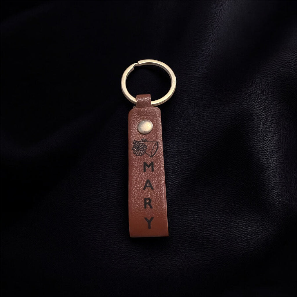Customized Leather Keychain